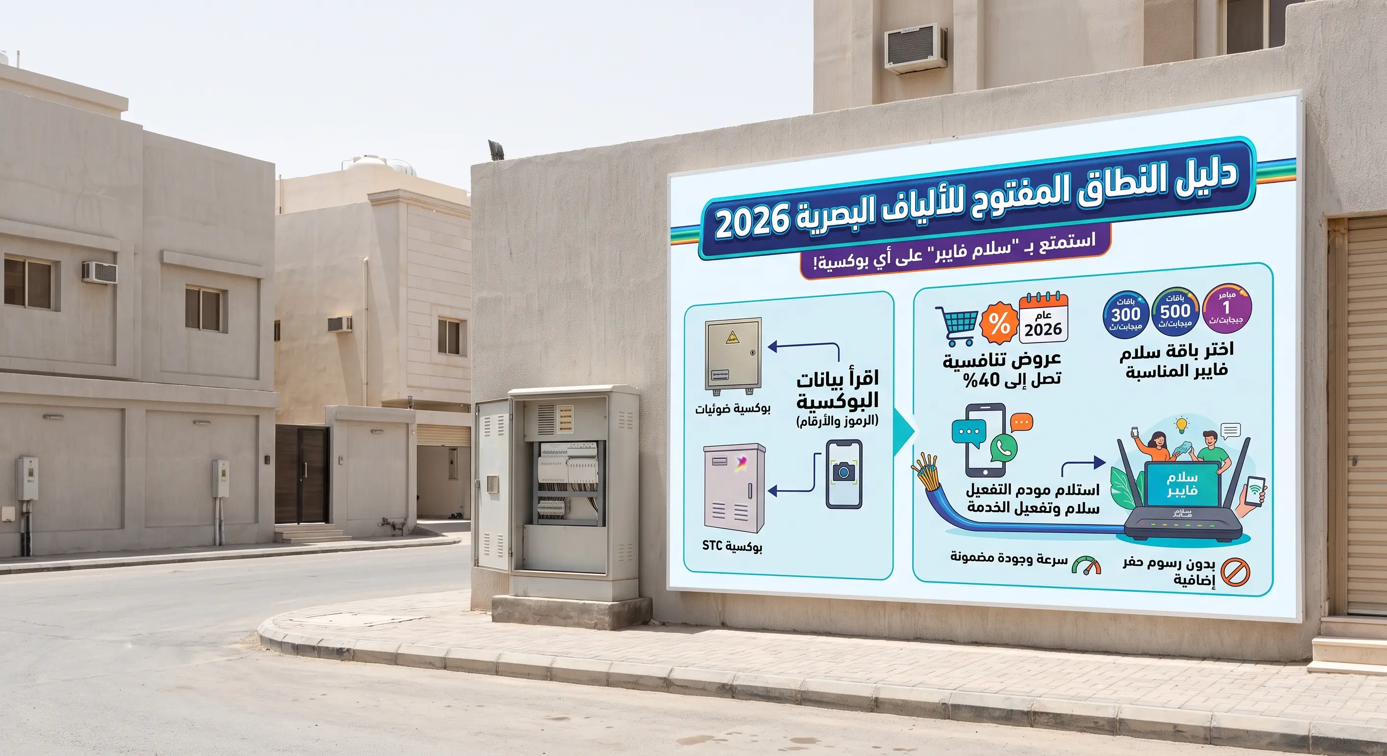How to activate Salam Fiber on Dawiyat and STC fiber boxes via Open Access network